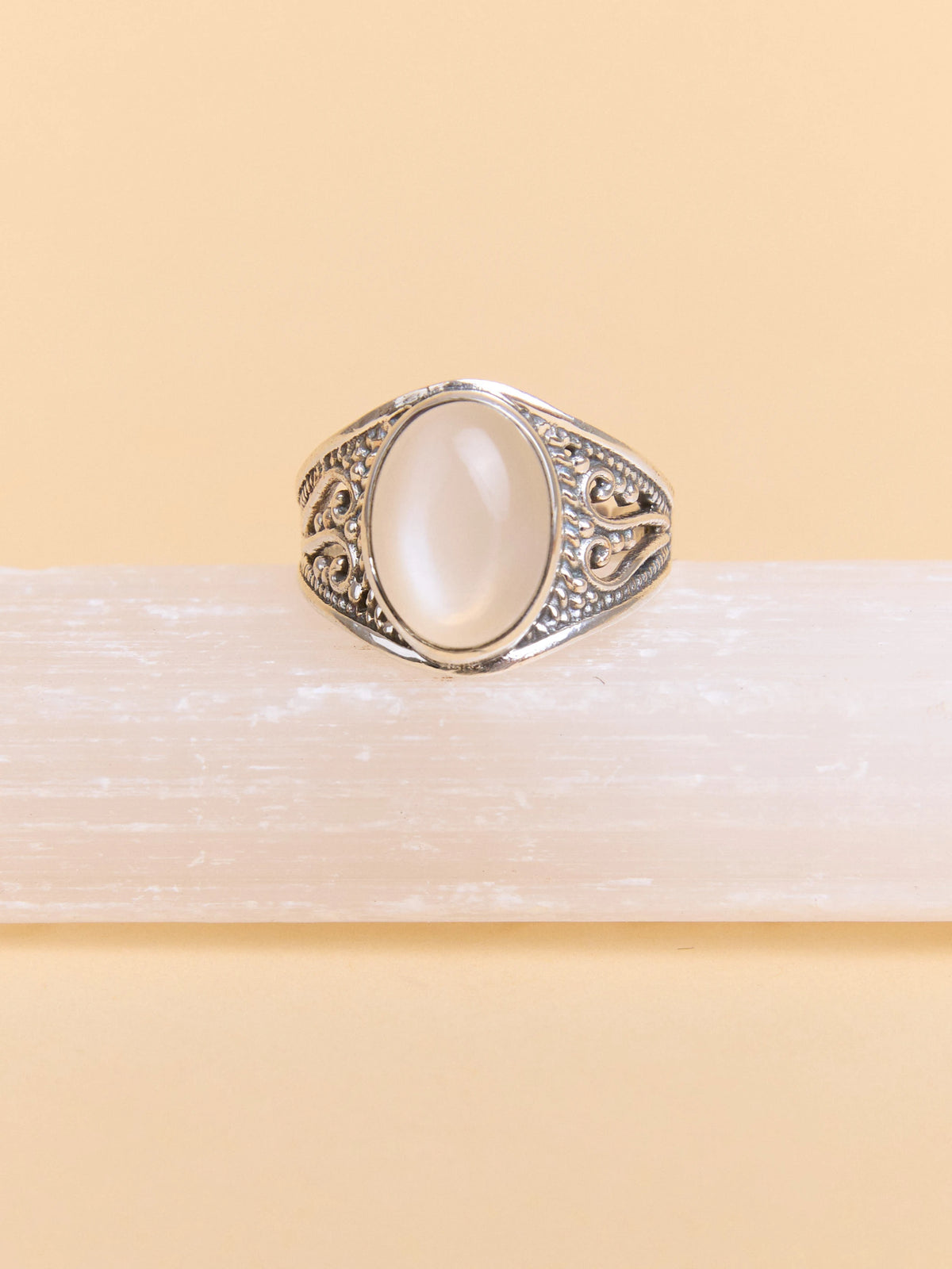 Selene Shield Ring